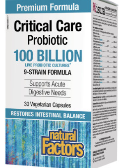 Natural factors - critical care probiotic 100b -  30 vcaps Hot on Sale