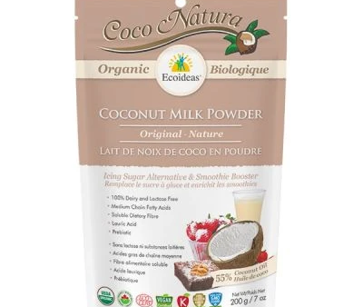 Ecoideas - organic coconut milk powder: original, 200 g For Cheap