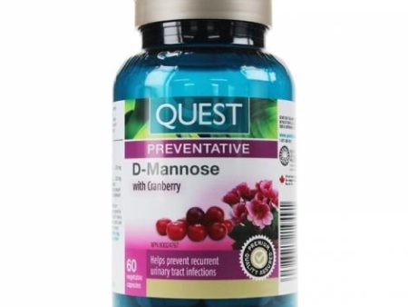 Quest - d-mannose with cranberry - 60 vcaps on Sale