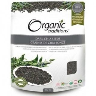 Organic traditions - dark chia seeds Supply