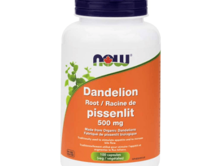 Now - dandelion root 500 mg 100 vcaps Online Sale