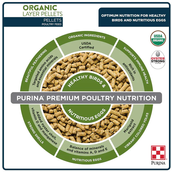 Purina® Organic Layer Pellets Chicken Feed Online now