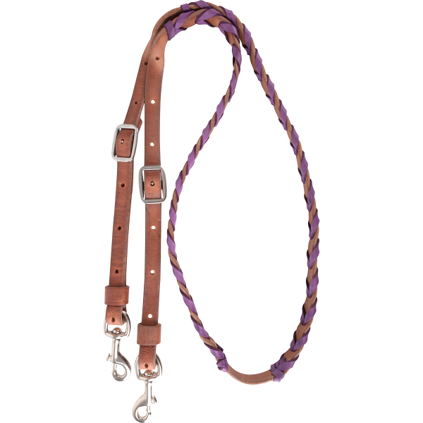 Martin Saddlery 3 4  Latigo Laced Barrel Rein Discount