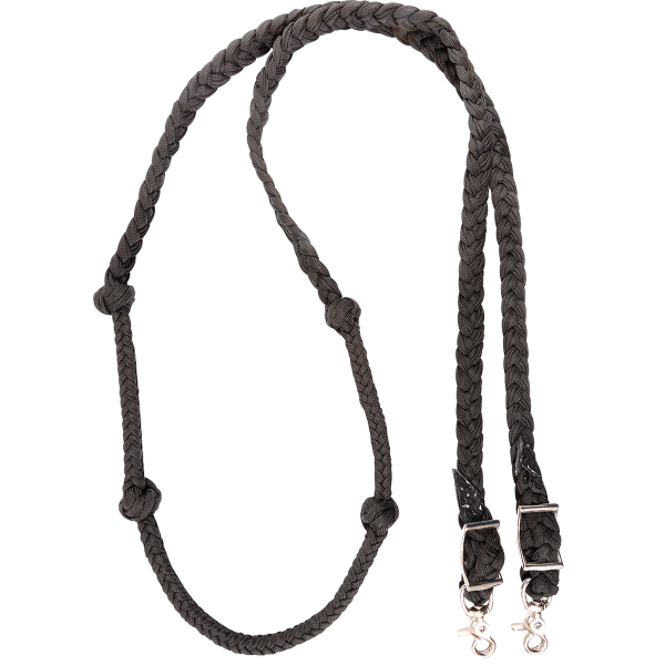 Martin Saddlery Braided Nylon Rein w  Knots Supply