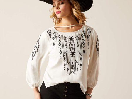 Ariat  Callie  3 4 Sleeve Top Supply