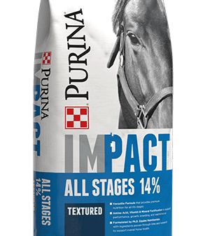 Purina Impact All Stages 14% Textured Horse Feed Fashion