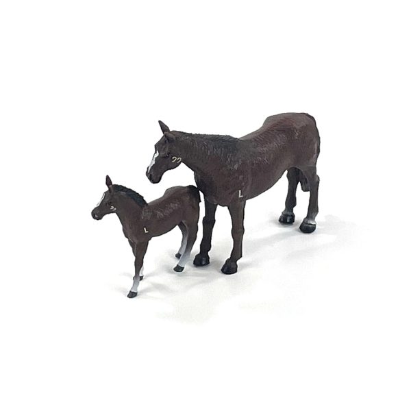 Big Country Toys Four Sixes Ranch Quarter Horse Mare & Colt For Sale