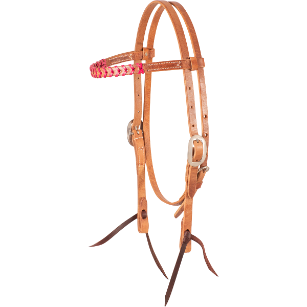 Martin Saddlery Pink Lace Browband Headstall Discount