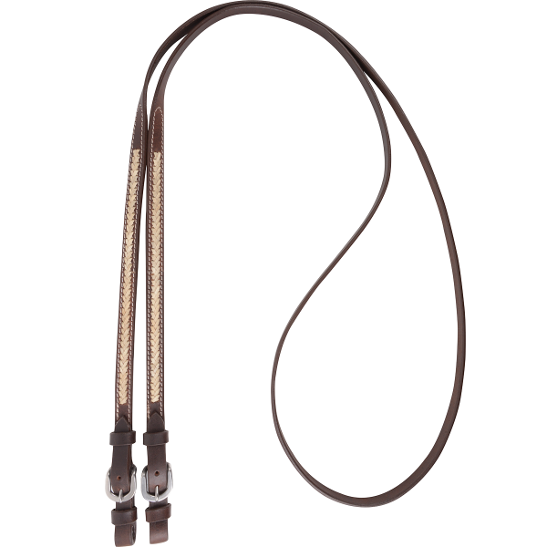 Cashel 5 8  Rawhide Laced Roping Rein Cheap