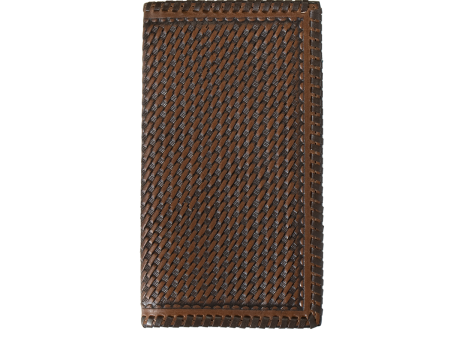 3D Rodeo Wallet Basket Weave Sunburst Brown Discount