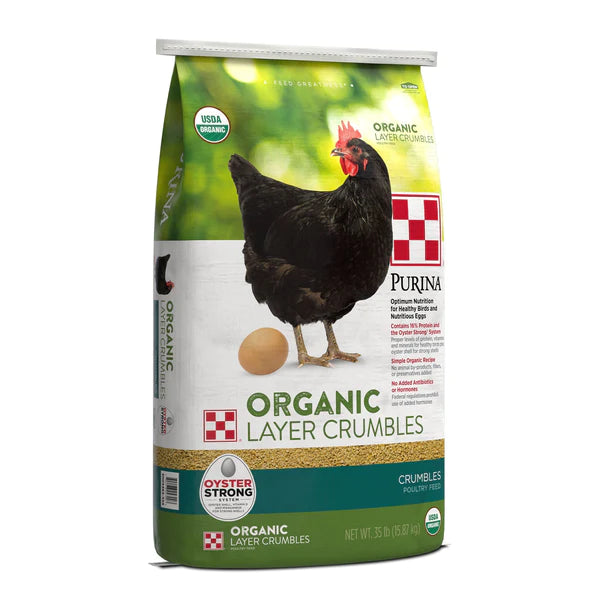 Purina® Organic Layer Crumbles Chicken Feed For Cheap