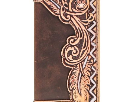 Hooey  War Paint  Brown Tan Wallet Discount