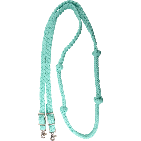 Martin Saddlery Braided Nylon Rein w  Knots Supply