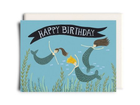 Inkwell Cards - Mermaid Birthday | Greeting Card on Sale