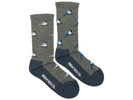 Friday Sock Co. - Women s Chickadee & Magpie Merino Wool Socks Supply