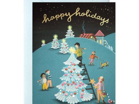 JooJoo Paper - Tree Decorating Greeting Card For Discount