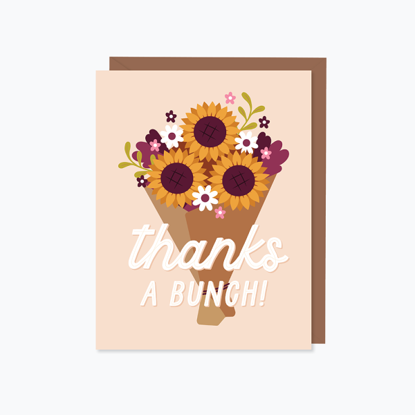 Paper Hearts™ - Golden Hour: Thanks a Bunch! | Greeting Card Online now