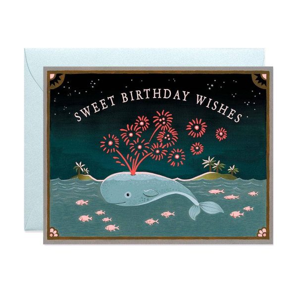 JooJoo Paper - Whale Birthday Greeting Card Fashion