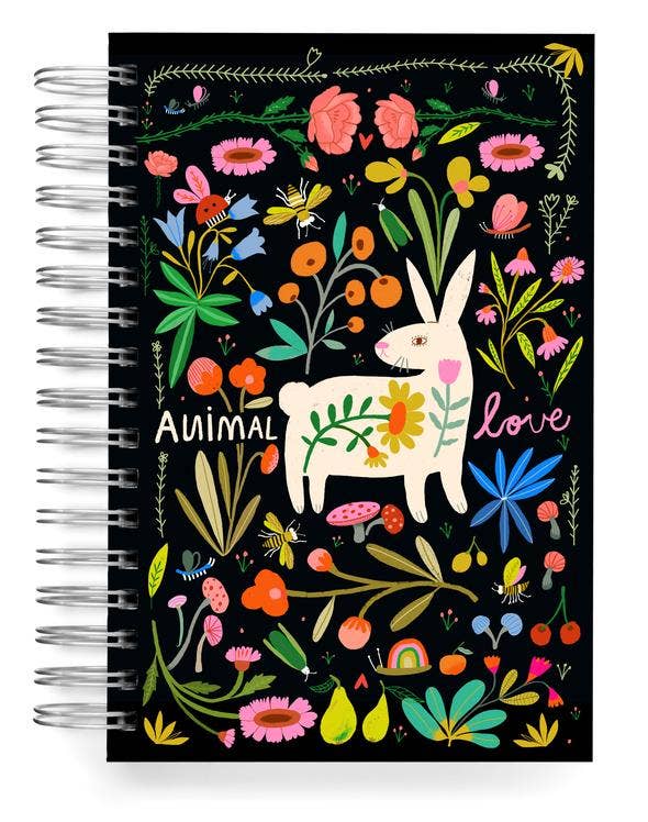 ecojot - Animal Love Black Journal Fashion