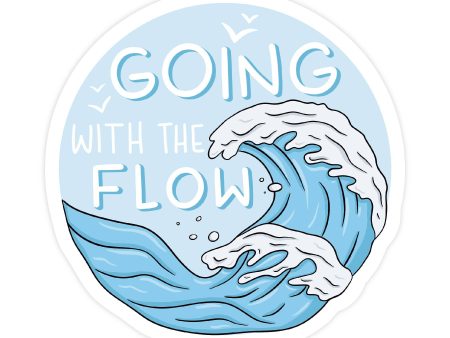 Simple Whimsy - Going With The Flow Sticker on Sale