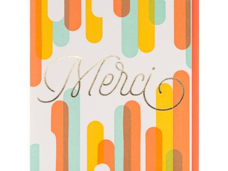 Porchlight Press Letterpress - Merci Modern Card Online Hot Sale