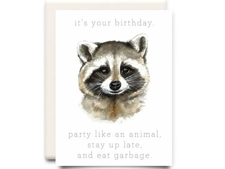 Inkwell Cards - Stay Up Late and Eat Garbage | Birthday Greeting Card Online now