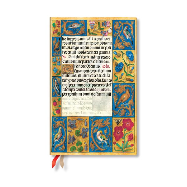 Paperblanks | 2025 Weekly Planner | Spinola Hours | Ancient Illumination | 12-Month | Maxi | Horizontal | Elastic Band | 160 Pg | 100 GSM For Sale