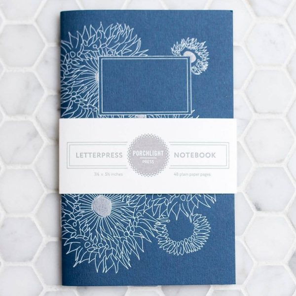 Porchlight Press Letterpress - Sea Anemone Pocket Notebook on Sale