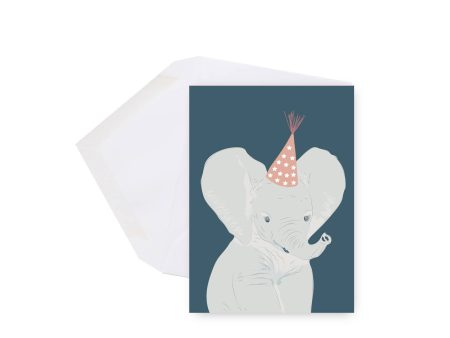 Lili Graffiti - Mini greeting card - Élephant Fashion