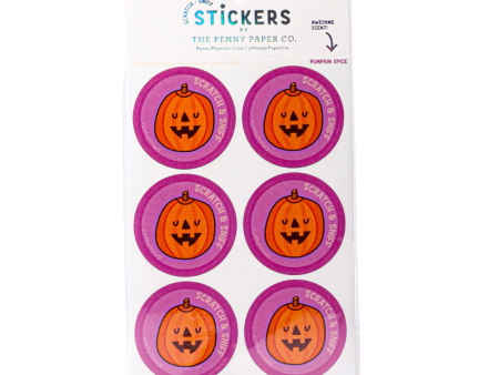 The Penny Paper Co. - Pumpkin Spice, Scented Scratch and Sniff Stickers Sale