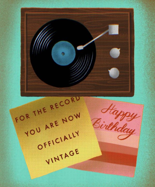 Meaghan Smith Art - For The Record Vintage Birthday Discount