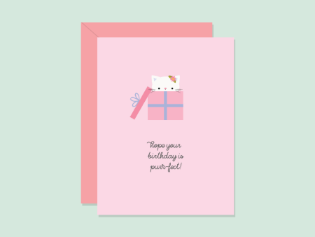 Paper Hearts™ - Purr-fect Birthday | Greeting Card Online