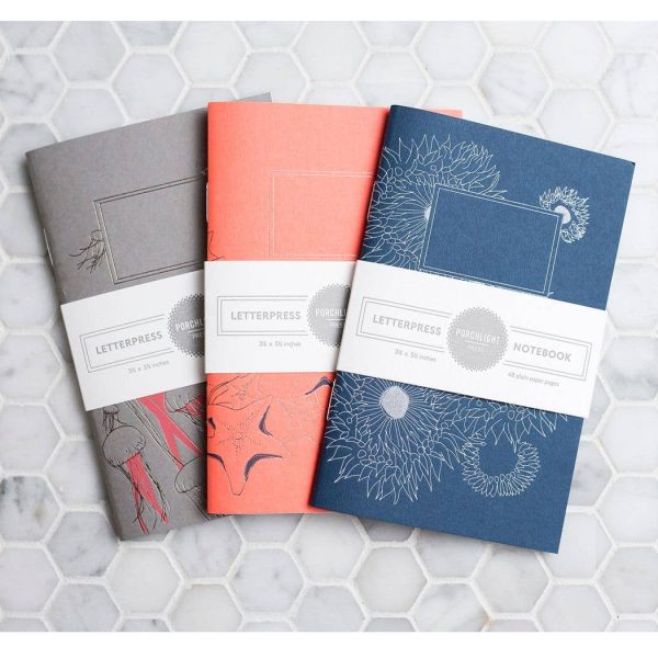 Porchlight Press Letterpress - Sea Anemone Pocket Notebook on Sale