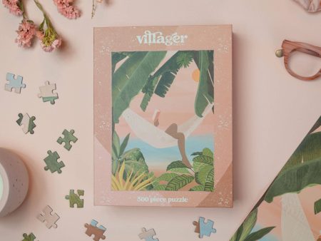 Villager Puzzles - Paradise Book Club 500-Piece Puzzle | Designed in QC Canada Cheap