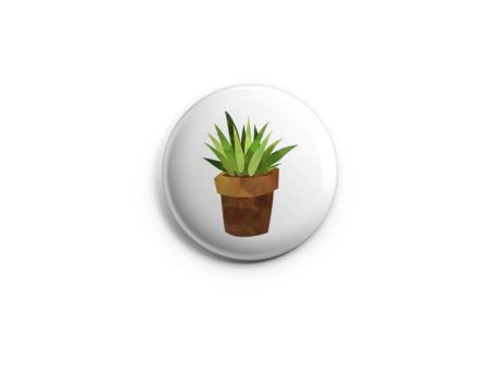 Cactus or Succulent Pinback Button   Badge For Sale