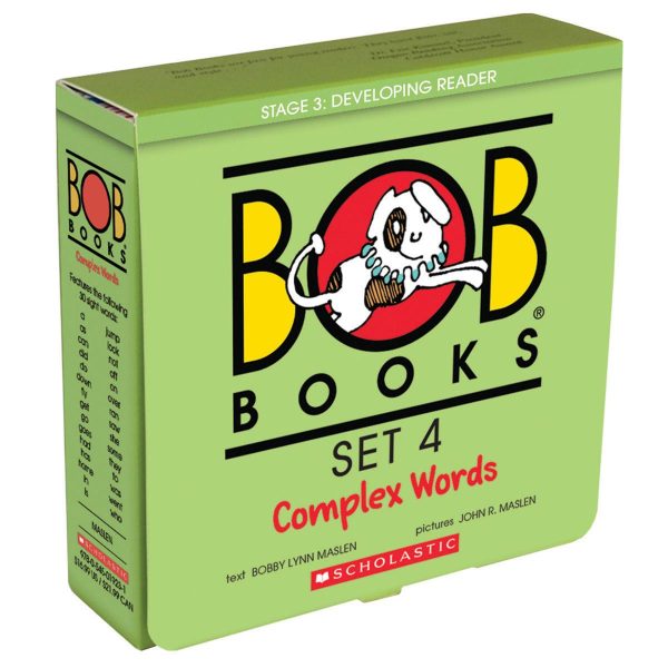 Bob Books - Complex Words Box Set | Phonics, Ages 4 and up, Kindergarten, First Grade (Stage 3: Developing Reader) For Cheap