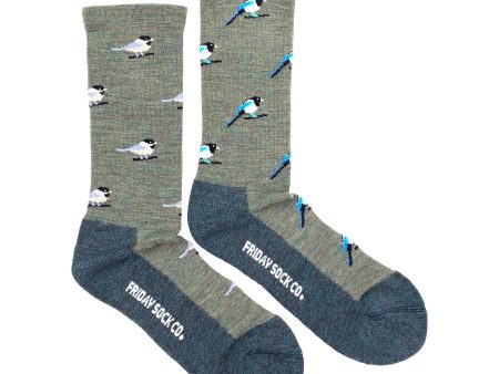 Friday Sock Co. - Men s Chickadee & Magpie Merino Wool Socks Fashion