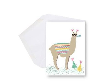 Lili Graffiti Mini greeting card - Llama Online Sale