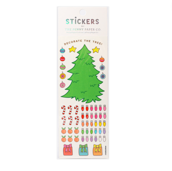 The Penny Paper Co. - Decorate Your Own Christmas Tree Stickers Fashion