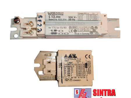 Balastro Ferromagn. - 1x13-2x5 7 8 9 w - L 13.849   VS For Sale