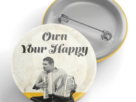 Black River Letterpress & Paper Co. - Own Your Happy Button For Cheap