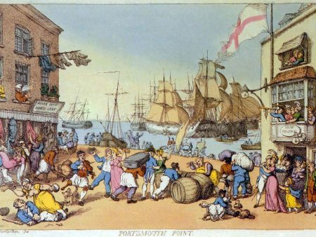 Portsmouth Point - Thomas Rowlandson For Sale