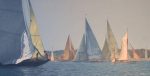 J Class Yachts Sailing off Cowes. August 2001 - Martin Swan RSMA Online