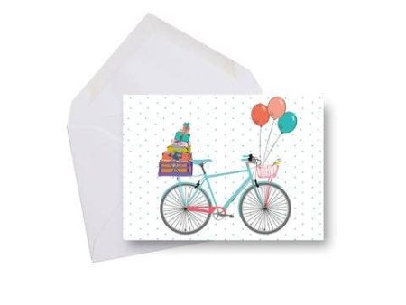 Lili Graffiti - Mini greeting card - Bicycle on Sale