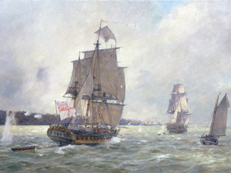 Under Fire Off Manhattan Island, 17th August 1776 - Geoff Hunt Discount