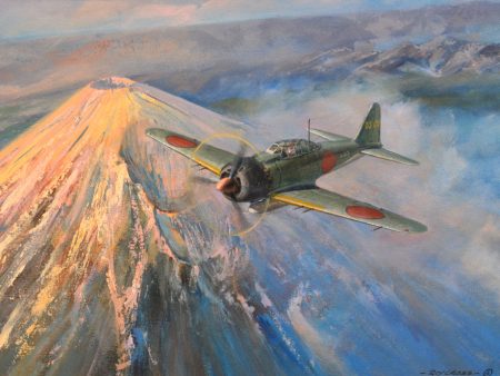 Roy Cross Aviation Art - Mitsubishi A6M  Zero  Discount