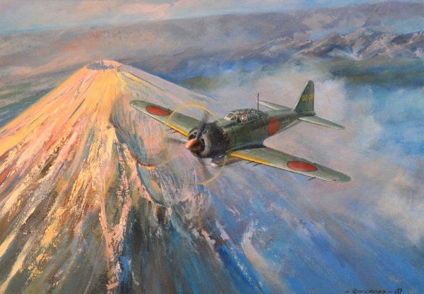 Roy Cross Aviation Art - Mitsubishi A6M  Zero  Discount