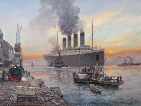 RMS Titanic - Paul Wright RSMA For Sale