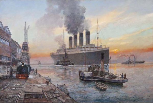 RMS Titanic - Paul Wright RSMA For Sale