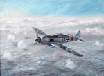 Roy Cross Aviation Art - Major Heinz  Bär’s Fw190a  of JG1, 1944 Discount